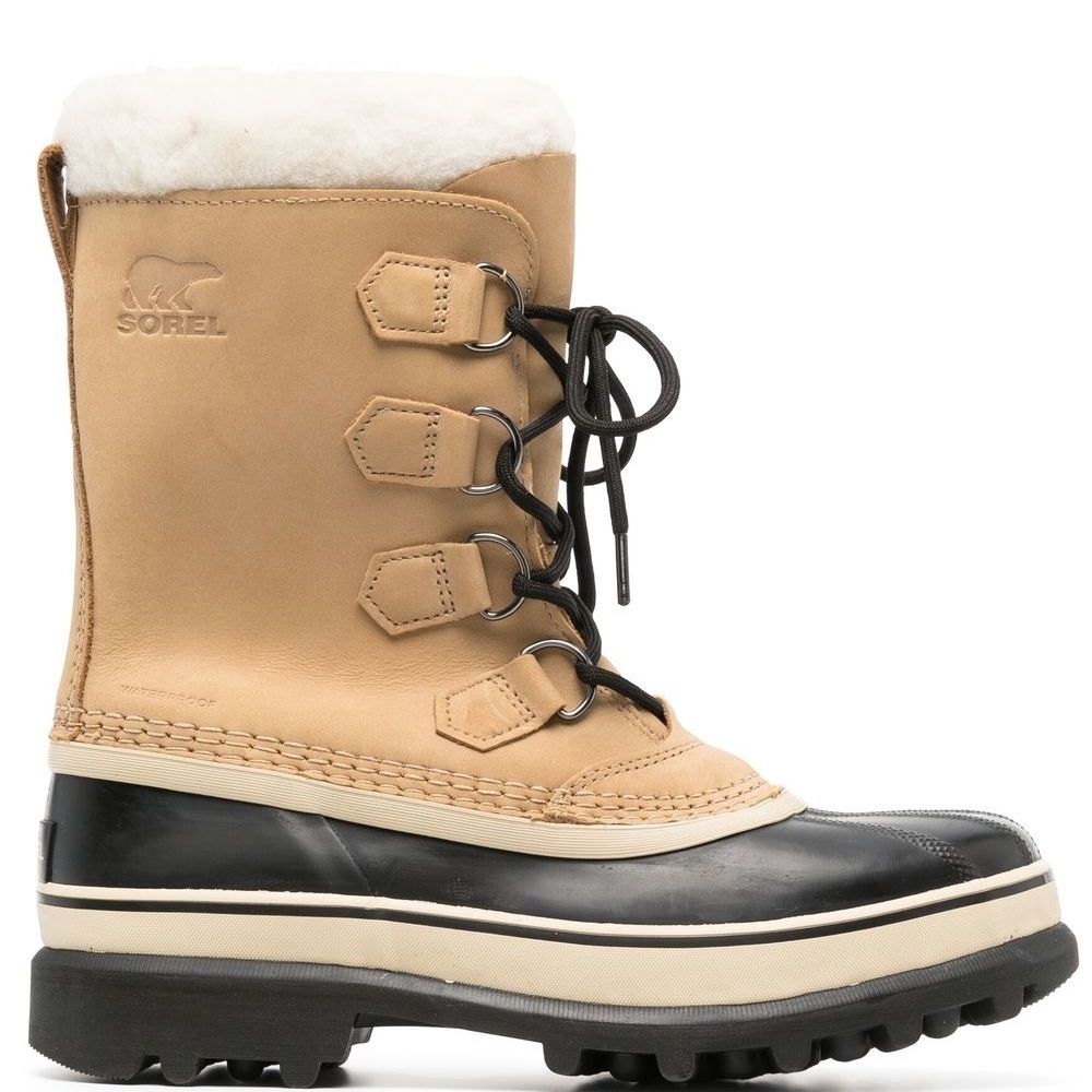 Sorel Women's Beige and Black Winter Boots - Picture 2 of 7